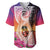 Guam Chamorro Baseball Jersey Artsy Latte Stone