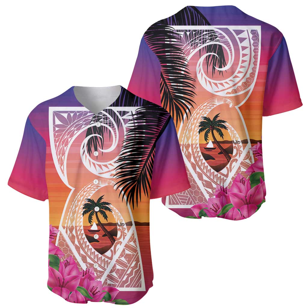 Guam Chamorro Baseball Jersey Artsy Latte Stone