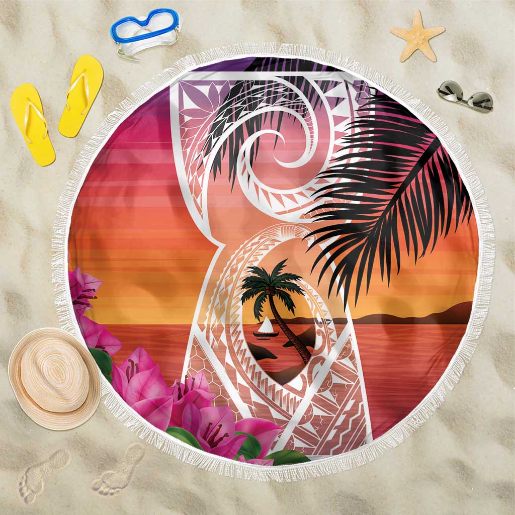 Guam Chamorro Beach Blanket Artsy Latte Stone