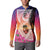 Guam Chamorro Button Sweatshirt Artsy Latte Stone