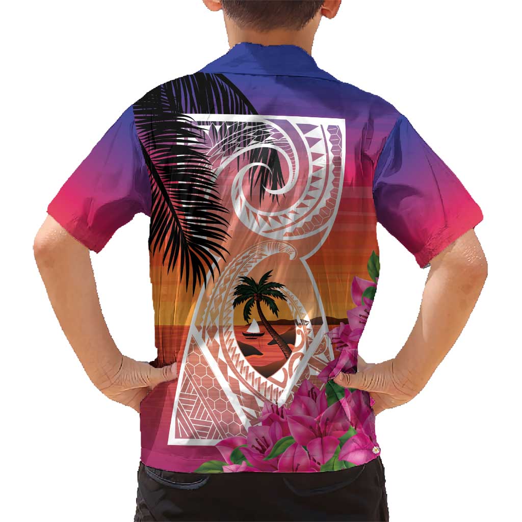 Guam Chamorro Hawaiian Shirt Artsy Latte Stone