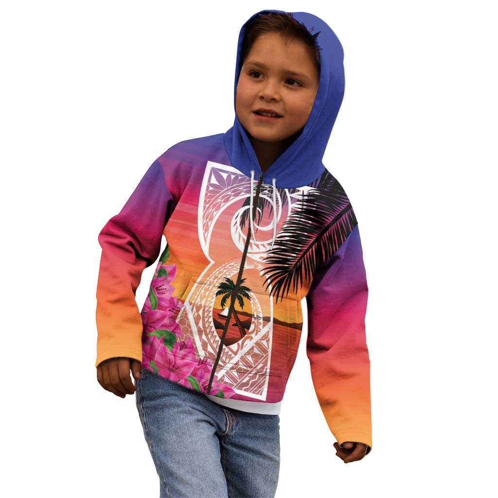 Guam Chamorro Kid Hoodie Artsy Latte Stone