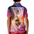 Guam Chamorro Kid Polo Shirt Artsy Latte Stone