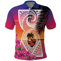 Guam Chamorro Polo Shirt Artsy Latte Stone