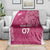 Personalised New Zealand Rugby Blanket Aotearoa Champions - Pink Version