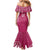 Personalised New Zealand Rugby Family Matching Mermaid Dress and Hawaiian Shirt Aotearoa Champions - Pink Version