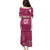 Personalised New Zealand Rugby Family Matching Puletasi and Hawaiian Shirt Aotearoa Champions - Pink Version