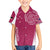 Personalised New Zealand Rugby Family Matching Summer Maxi Dress and Hawaiian Shirt Aotearoa Champions - Pink Version