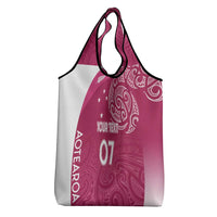 Personalised New Zealand Rugby Grocery Bag Aotearoa Champions - Pink Version