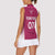 Personalised New Zealand Rugby Women Sleeveless Polo Shirt Aotearoa Champions - Pink Version