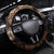 Father's Day Polynesian Pattern Steering Wheel Cover Tropical Humpback Whale