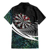 Personalized NZ Darts Family Matching Mermaid Dress and Hawaiian Shirt Paua Shell Maori Koru Whakairo - Polynesian Pride