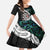 Personalized NZ Darts Family Matching Summer Maxi Dress and Hawaiian Shirt Paua Shell Maori Koru Whakairo - Polynesian Pride