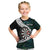 Personalized NZ Darts Kid T Shirt Paua Shell Maori Koru Whakairo - Polynesian Pride