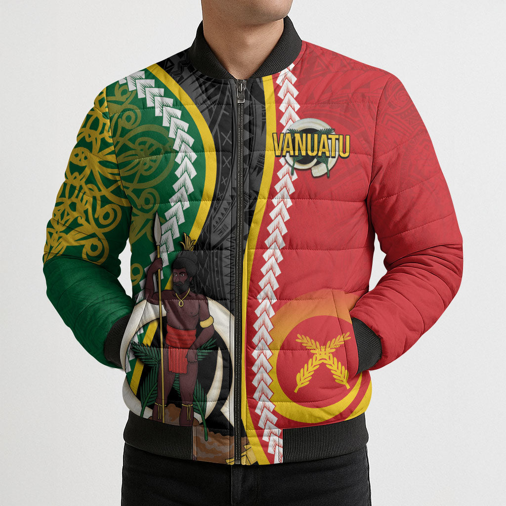 Ni-Vanuatu Indipendens Dei Celebretem Bomber Puffer Jacket Yumi Yumi Yumi
