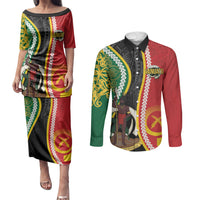 Ni-Vanuatu Indipendens Dei Celebretem Couples Matching Puletasi and Long Sleeve Button Shirt Yumi Yumi Yumi