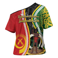 Ni-Vanuatu Indipendens Dei Celebretem Cross Shoulder Shirt Yumi Yumi Yumi