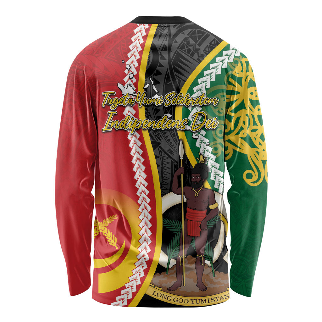 Ni-Vanuatu Indipendens Dei Celebretem Long Sleeve Shirt Yumi Yumi Yumi