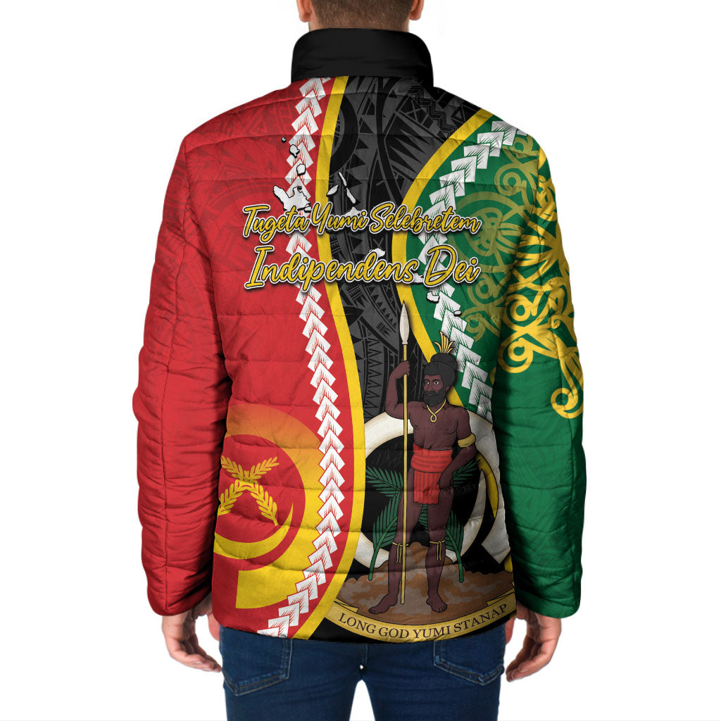Ni-Vanuatu Indipendens Dei Celebretem Padded Jacket Yumi Yumi Yumi