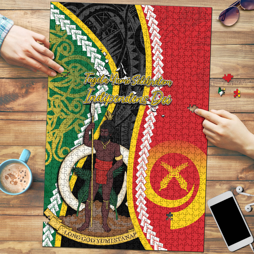 Ni-Vanuatu Indipendens Dei Celebretem Puzzle Yumi Yumi Yumi LT7 Multicolor - Polynesian Pride