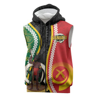 Ni-Vanuatu Indipendens Dei Celebretem Sleeveless Zip Hoodie Yumi Yumi Yumi