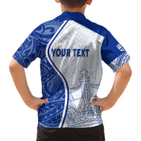 Personalised Queen Victoria School Kid Hawaiian Shirt QVS Old Boys LT7 - Polynesian Pride