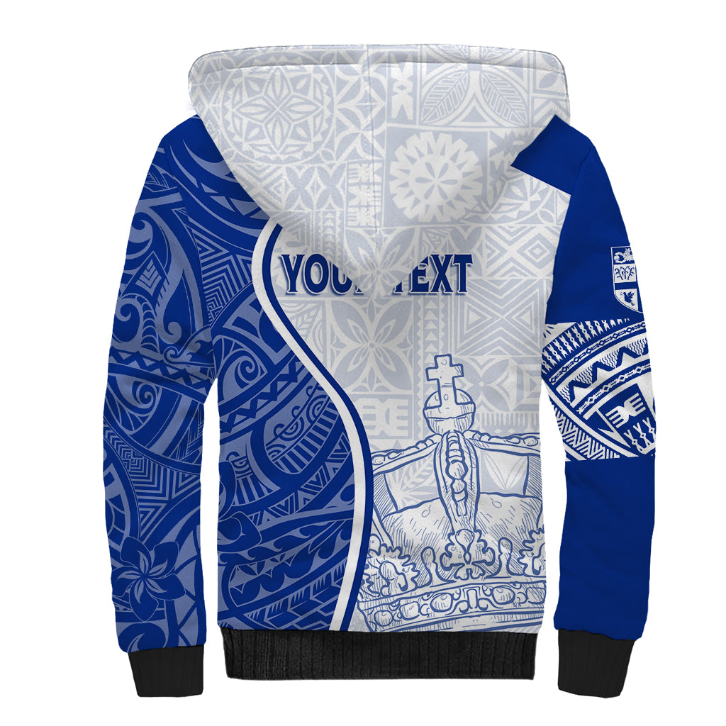 Personalised Queen Victoria School Sherpa Hoodie QVS Old Boys LT7 - Polynesian Pride