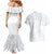 Samoa White Sunday Couples Matching Mermaid Dress and Hawaiian Shirt Hibiscus Special LT7 - Polynesian Pride