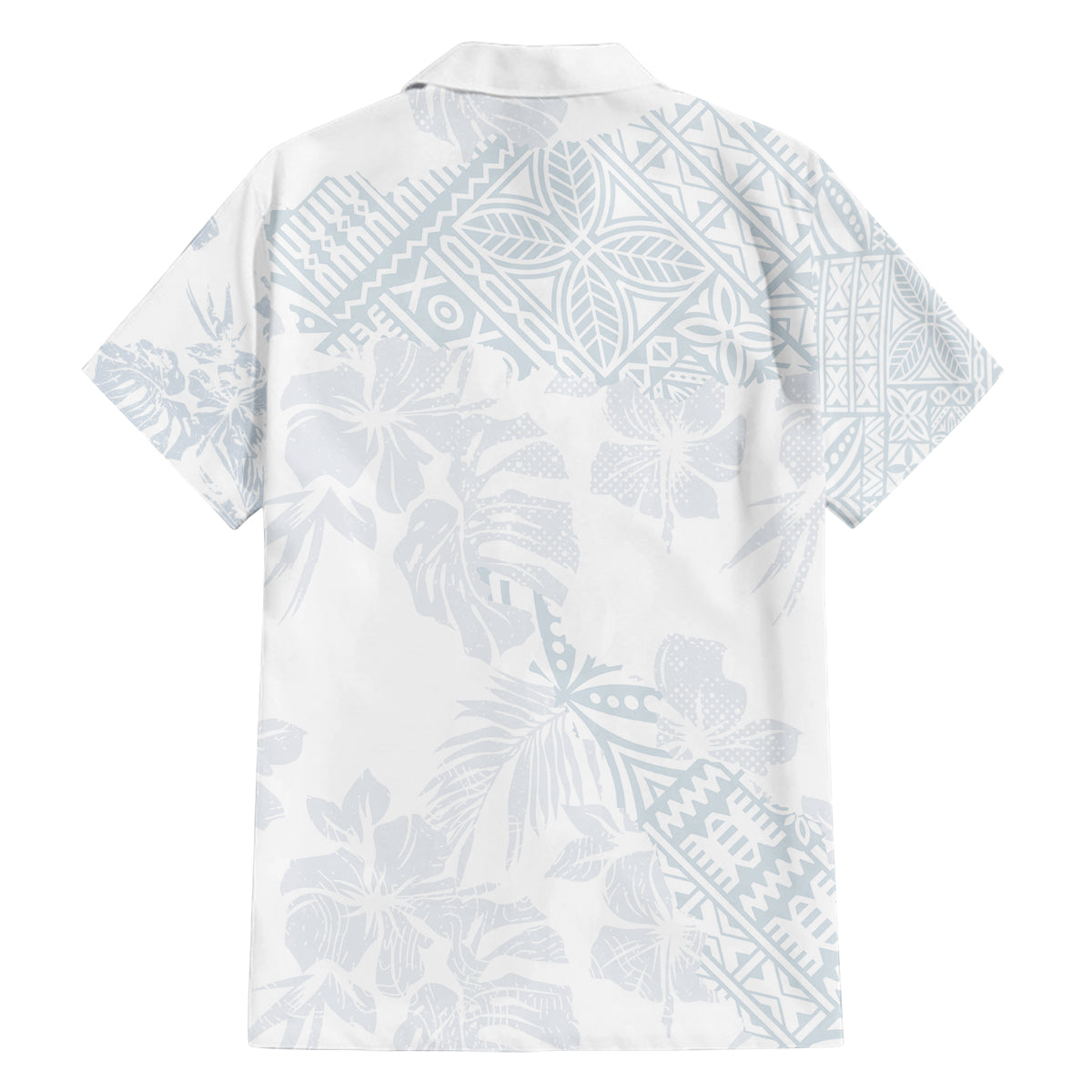 Samoa White Sunday Family Matching Off Shoulder Long Sleeve Dress and Hawaiian Shirt Hibiscus Special LT7 - Polynesian Pride