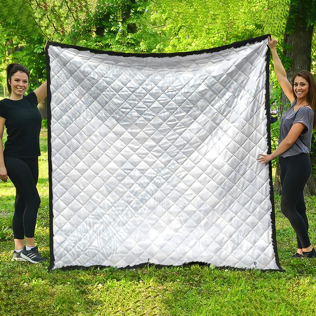 Samoa White Sunday Quilt Hibiscus Special LT7 - Polynesian Pride