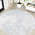 Samoa White Sunday Round Carpet Hibiscus Special LT7 White - Polynesian Pride