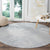 Samoa White Sunday Round Carpet Hibiscus Special LT7 - Polynesian Pride