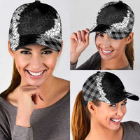 Hawaii Aloha Plumeria Lei Black Palaka Classic Cap - Polynesian Pride