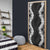 Hawaii Aloha Plumeria Lei Black Palaka Door Cover - Polynesian Pride