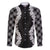 Hawaii Aloha Plumeria Lei Black Palaka Family Matching Mermaid Dress and Hawaiian Shirt - Polynesian Pride