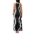 Hawaii Aloha Plumeria Lei Black Palaka Family Matching Tank Maxi Dress and Hawaiian Shirt - Polynesian Pride