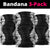 Hawaii Aloha Plumeria Lei Black Palaka Neck Gaiter - Polynesian Pride