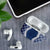 Hawaii Aloha Plumeria Lei Navy Palaka AirPods Case - Polynesian Pride
