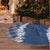 Hawaii Aloha Plumeria Lei Navy Palaka Tree Skirt - Polynesian Pride