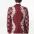Hawaii Aloha Plumeria Lei Scarlet Palaka Blazer - Polynesian Pride