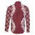 Hawaii Aloha Plumeria Lei Scarlet Palaka Family Matching Short Sleeve Bodycon Dress and Hawaiian Shirt - Polynesian Pride