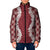Hawaii Aloha Plumeria Lei Scarlet Palaka Padded Jacket - Polynesian Pride