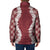 Hawaii Aloha Plumeria Lei Scarlet Palaka Padded Jacket - Polynesian Pride