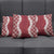 Hawaii Aloha Plumeria Lei Scarlet Palaka Pillow Cover - Polynesian Pride