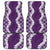Hawaii Aloha Plumeria Lei Violet Palaka Car Mats - Polynesian Pride