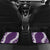Hawaii Aloha Plumeria Lei Violet Palaka Car Mats - Polynesian Pride