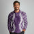Hawaii Aloha Plumeria Lei Violet Palaka Long Sleeve Polo Shirt - Polynesian Pride