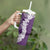 Hawaii Aloha Plumeria Lei Violet Palaka Tumbler With Handle - Polynesian Pride