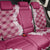 Hawaii Aloha Plumeria Lei Fuschia Palaka Back Car Seat Cover - Polynesian Pride