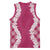 Hawaii Aloha Plumeria Lei Fuschia Palaka Basketball Jersey - Polynesian Pride